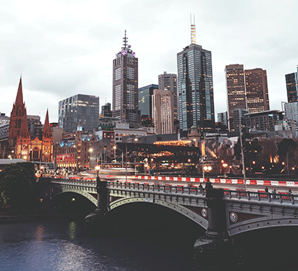 Melbourne Cityscape - Campervans For Rent Australia - Campervan Rental Shop